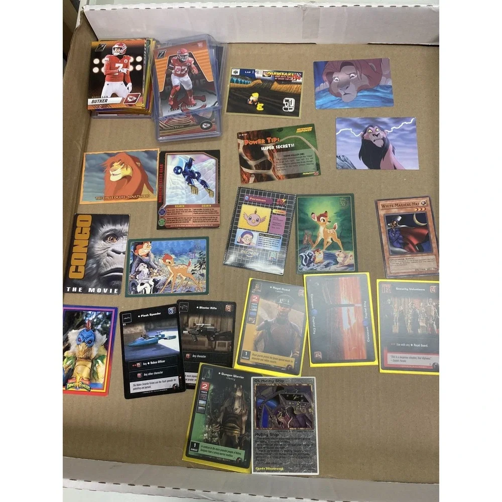 Huge Vintage Card Lot Sports, Power Rangers, Disney, Star Wars Etc